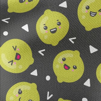 Smiling Lemon Waterproof Canvas