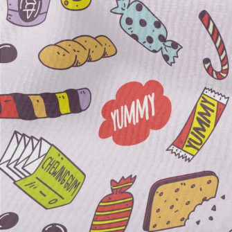 Cute Hand-painted Snacks Terry