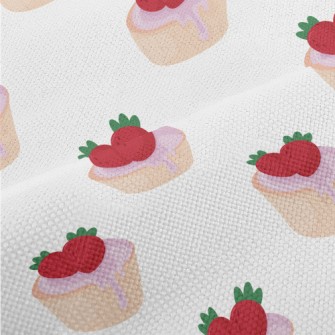Strawberry Cupcake Performance Linen