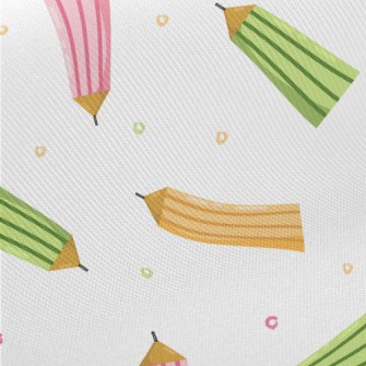 Cute Colored Pencils Twill