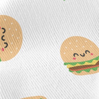 Cute Smiley Burger Standard Corduroy