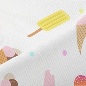 Colorful Summer Ice Cream Piqué