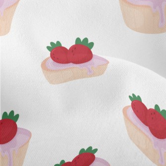 Strawberry Cupcake Lightweight Performance Linen