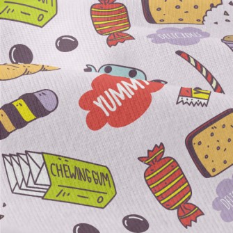 Cute Hand-painted Snacks Modern Jersey