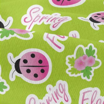 Ladybug And Flowers Modern Jersey