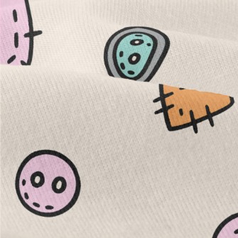 Colorful Buttons And Patches Modern Jersey