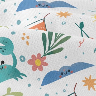 Hand Drawn Summer Beach Modern Jersey