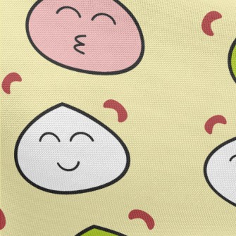 Cute Three-color Mochi Pongee