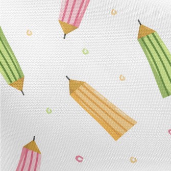 Cute Colored Pencils Pongee