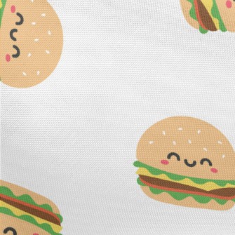 Cute Smiley Burger Pongee