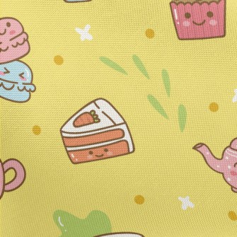Cute Colorful Afternoon Tea Pongee