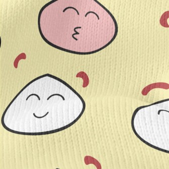 Cute Three-color Mochi Stretch Jersey