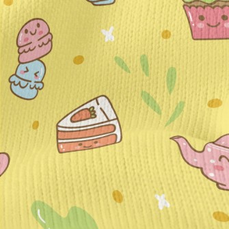 Cute Colorful Afternoon Tea Stretch Jersey
