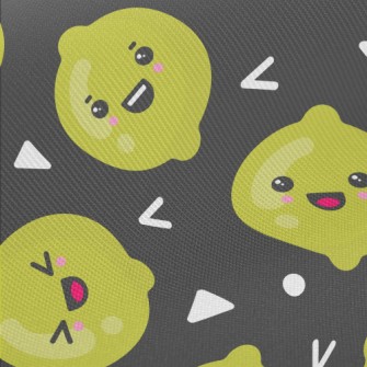 Smiling Lemon Midweight Cotton Poplin