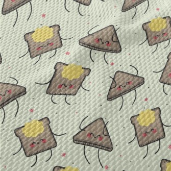 Happy Toast Birdseye Piqué