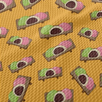 Three-color Red Bean Daifuku Birdseye Piqué