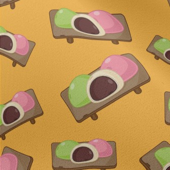 Three-color Red Bean Daifuku Chiffon