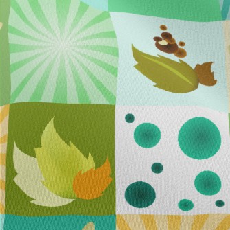 Dragonfly And Plants Chiffon