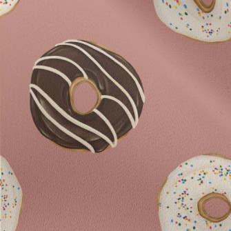 Hand Drawn Chocolate Donut Chiffon