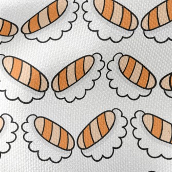 Japanese Shrimp Sushi Waterproof Canvas
