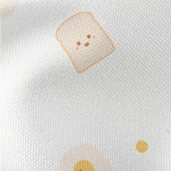 Smiley Toast With Poached Eggs Waterproof Canvas