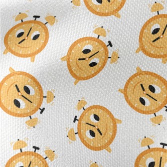 Cartoon Expression Alarm Clock Waterproof Canvas