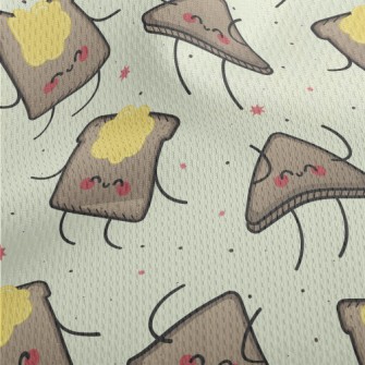 Happy Toast Athletic Mesh Flat Back