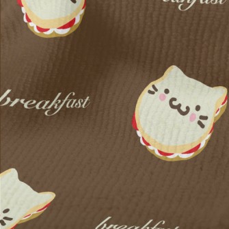 Cat Shaped Toast Terry