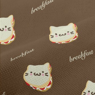 Cat Shaped Toast Performance Linen