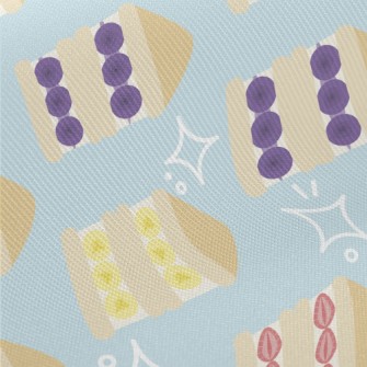 Cartoon Fruit Sandwich Twill