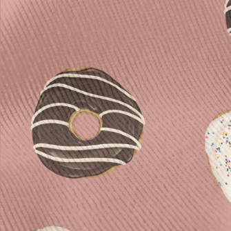 Hand Drawn Chocolate Donut Standard Corduroy