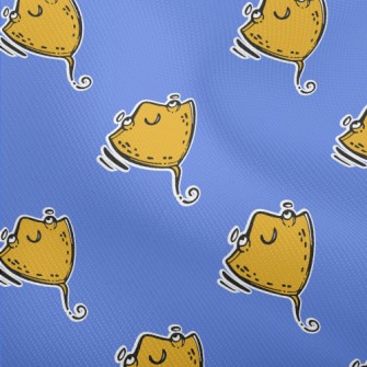 Hand Drawn Happy Stingray Dobby