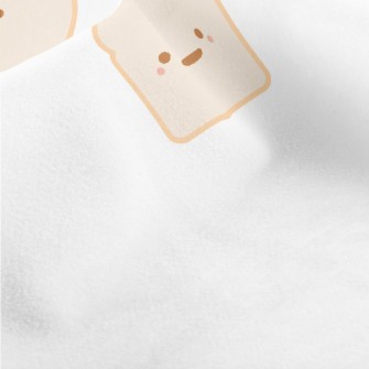 Smiley Toast With Poached Eggs Micro Fleece