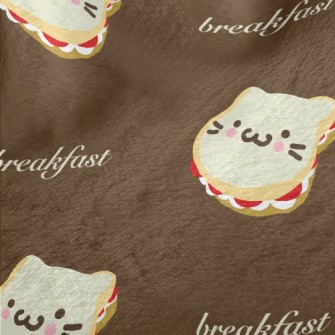 Cat Shaped Toast Minky