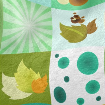 Dragonfly And Plants Minky