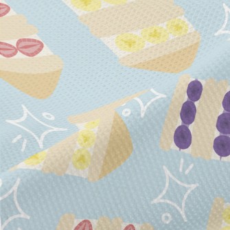 Cartoon Fruit Sandwich Piqué
