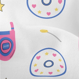 Y2K Cell Phones And CDs Lightweight Performance Linen
