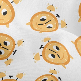 Cartoon Expression Alarm Clock Lightweight Performance Linen