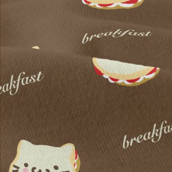 Cat Shaped Toast Modern Jersey