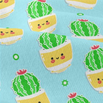Cute Smiling Cactus Modern Jersey