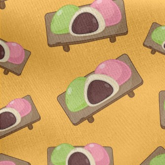 Three-color Red Bean Daifuku Jersey Backed Fleece