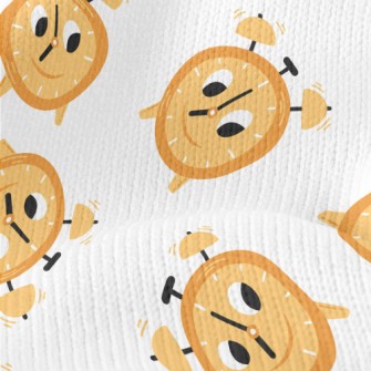 Cartoon Expression Alarm Clock Stretch Jersey