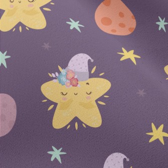 Peaceful Sleeping Stars Chiffon