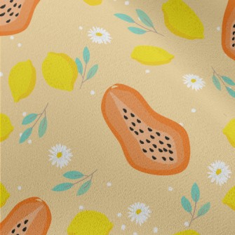 Papaya And Lime Chiffon