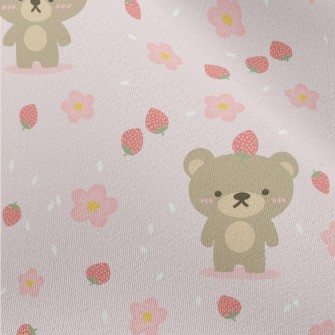 Blushing Bear And Strawberry Chiffon
