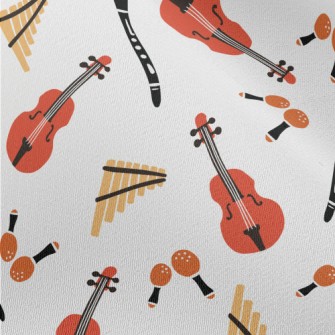 Hand Drawn Western Musical Ins Chiffon
