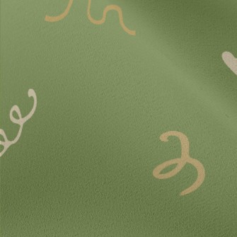 Abstract Musical Notes Pattern Chiffon