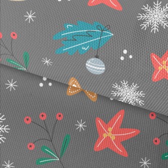 Christmas Celebration Elements Waterproof Oxford