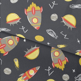 Rockets And UFOs Waterproof Oxford