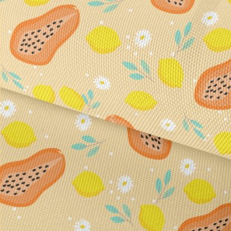 Papaya And Lime Waterproof Oxford